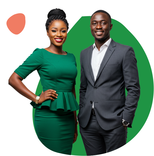 business man and woman